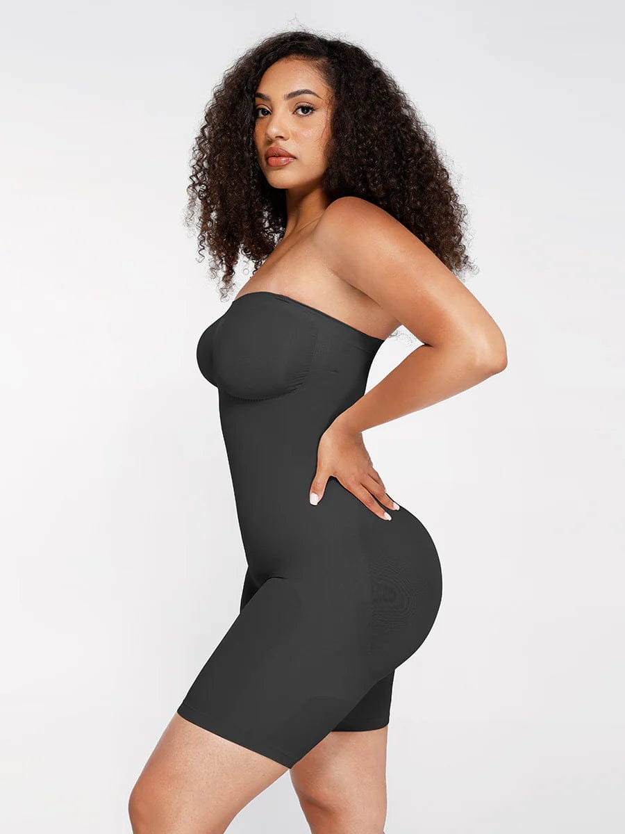 Strapless and Seamless Full Bodysuit Shapewear.